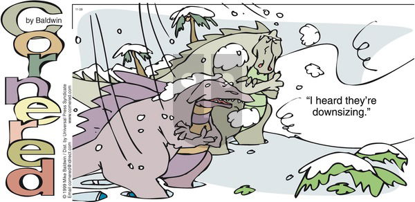 Cornered on Sunday November 28, 1999 Comic Strip