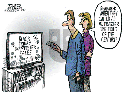 Jeff Stahler on Thursday November 26, 2015 Comic Strip