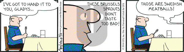 The Born Loser on Thursday September 8, 2016 Comic Strip