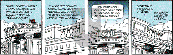 Doonesbury on Wednesday October 1, 2003 Comic Strip