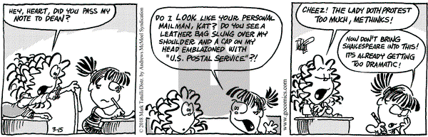Heart of the City on Thursday March 15, 2018 Comic Strip