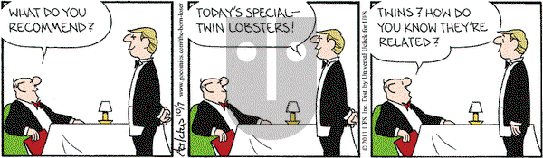 The Born Loser on Friday October 7, 2011 Comic Strip