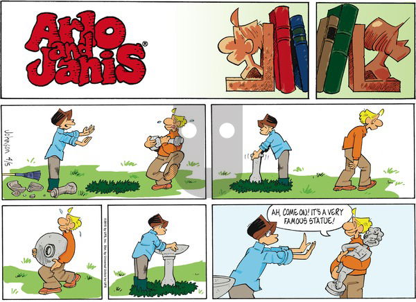 Arlo and Janis on Sunday April 5, 2015 Comic Strip