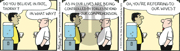 The Born Loser on Monday April 21, 2014 Comic Strip