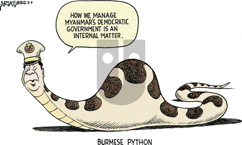Robert Ariail on Tuesday February 9, 2021 Comic Strip