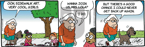 Lola on Monday June 30, 2025 Comic Strip