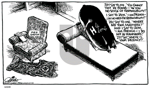 Pat Oliphant on Tuesday June 20, 1995 Comic Strip