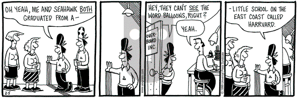 Overboard - Friday February 5, 1999 Comic Strip