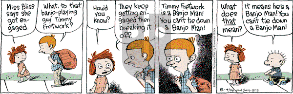 Cul de Sac on Tuesday September 16, 2014 Comic Strip