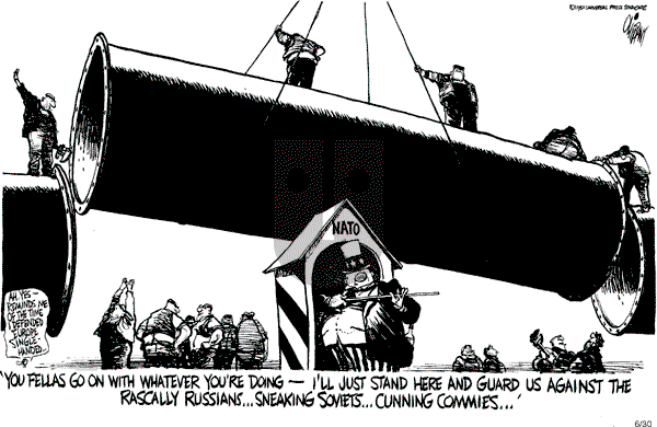 Pat Oliphant - Wednesday June 30, 1982 Comic Strip