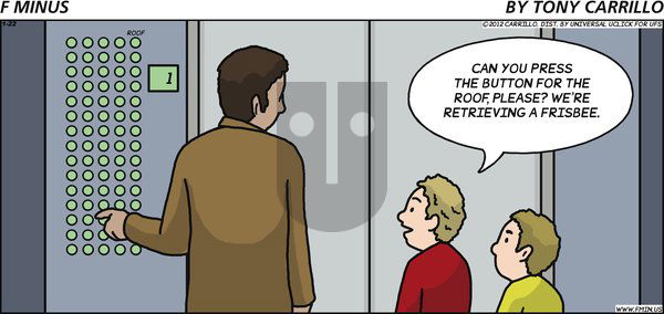 F Minus on Sunday January 22, 2012 Comic Strip