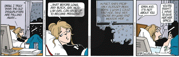 Doonesbury on Saturday November 24, 2007 Comic Strip