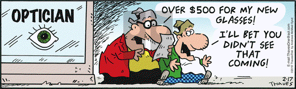 Frank and Ernest on Saturday February 17, 2018 Comic Strip
