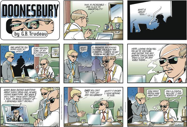 Doonesbury on Sunday March 4, 2007 Comic Strip