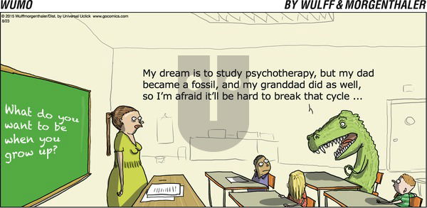 WuMo on Sunday August 23, 2015 Comic Strip