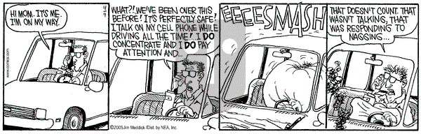 Monty on Saturday April 9, 2005 Comic Strip