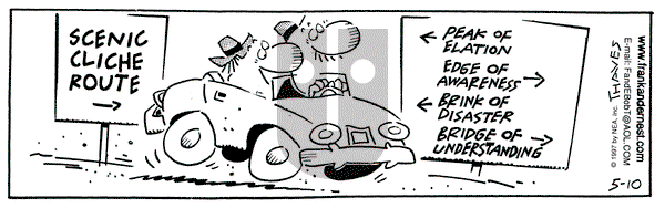 Frank and Ernest on Saturday May 10, 1997 Comic Strip