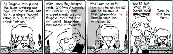 FoxTrot on Friday January 15, 1993 Comic Strip