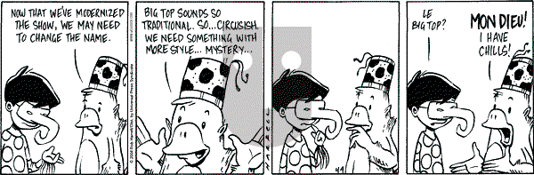 Big Top on Friday April 9, 2004 Comic Strip