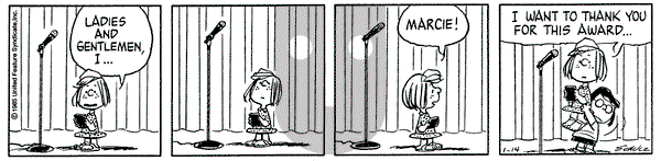 Peanuts on Monday January 14, 1985 Comic Strip