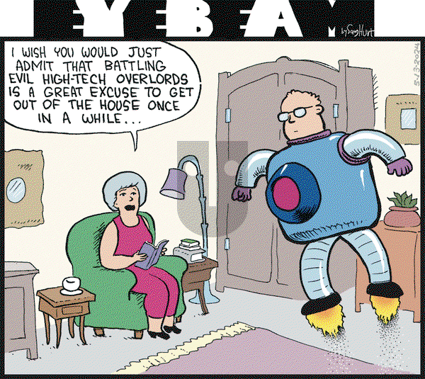 Eyebeam on Monday May 13, 2024 Comic Strip