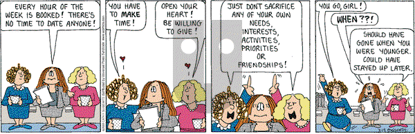 Cathy Classics on Wednesday March 19, 2003 Comic Strip