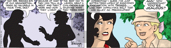 Alley Oop on Wednesday October 1, 2008 Comic Strip
