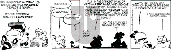 Over the Hedge on Tuesday October 28, 1997 Comic Strip