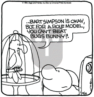 Ziggy on Wednesday September 15, 1993 Comic Strip
