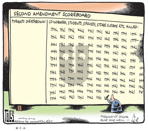 Tom Toles - Thursday August 5, 2010 Comic Strip