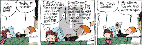 Cul de Sac - Saturday May 16, 2015 Comic Strip