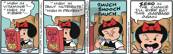 Nancy on Tuesday August 7, 2012 Comic Strip