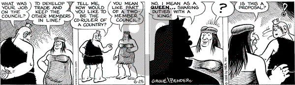 Alley Oop on Friday June 25, 1999 Comic Strip