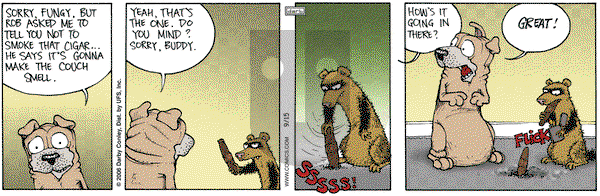 Get Fuzzy on Friday September 15, 2006 Comic Strip
