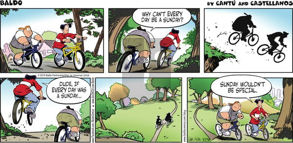 Baldo on Sunday October 16, 2016 Comic Strip