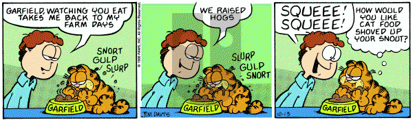 Garfield on Thursday October 13, 1988 Comic Strip