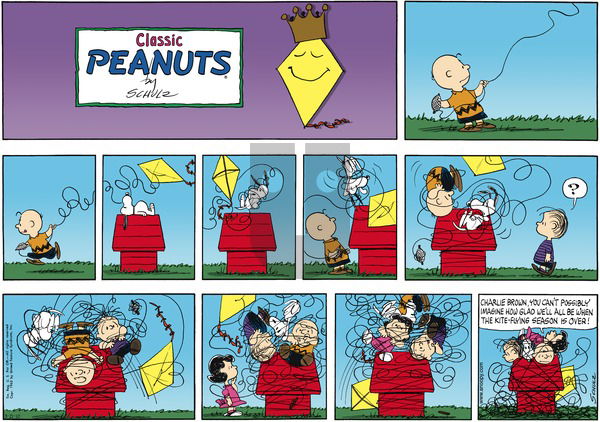 Peanuts - Sunday March 21, 2010 Comic Strip