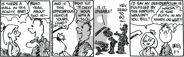 Luann on Monday August 7, 1989 Comic Strip