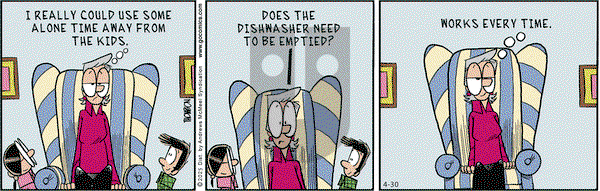 Grand Avenue on Wednesday April 30, 2025 Comic Strip