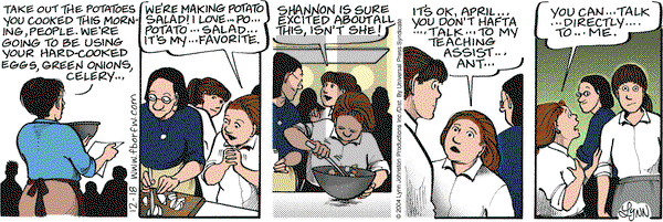 For Better or For Worse on Saturday December 18, 2004 Comic Strip