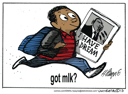 Henry Payne on Monday January 16, 2017 Comic Strip