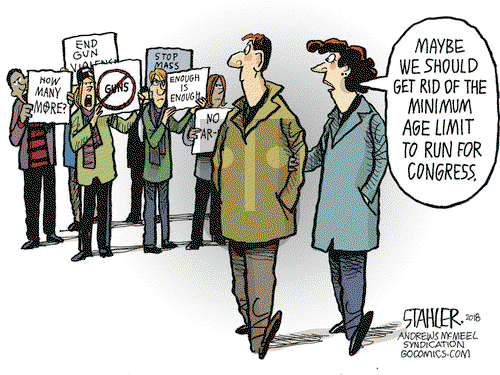 Jeff Stahler on Friday February 23, 2018 Comic Strip