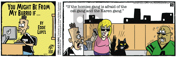 La Cucaracha on Tuesday August 31, 2021 Comic Strip