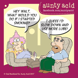 Aunty Acid on Saturday October 28, 2017 Comic Strip