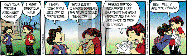 The Buckets on Monday April 17, 2017 Comic Strip