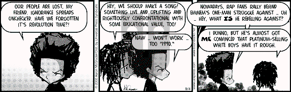 The Boondocks on Monday April 7, 2008 Comic Strip