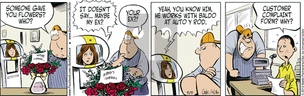 Baldo on Monday November 11, 2013 Comic Strip