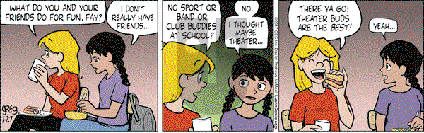 Luann on Thursday July 27, 2017 Comic Strip