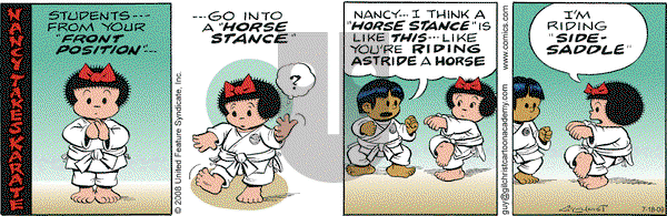Nancy on Saturday July 18, 2009 Comic Strip