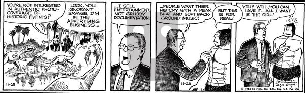 Alley Oop on Saturday November 23, 1968 Comic Strip